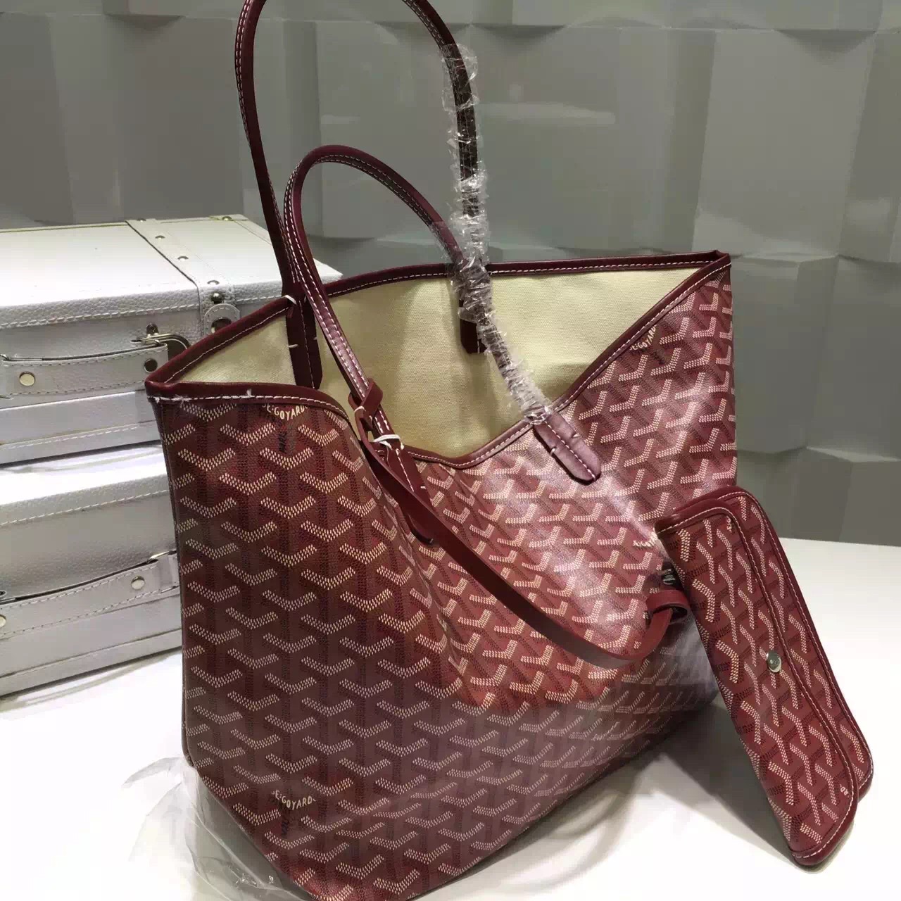 Goyard saint louis shoping bag in wine-GY50006 [GY50006] - $81.00USD ...