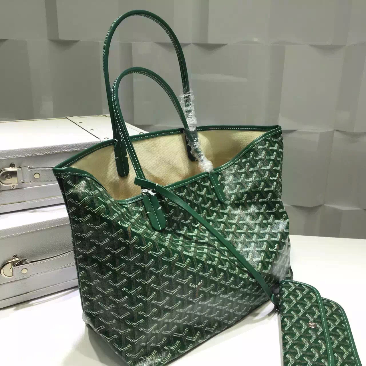 Goyard saint louis shoping bag in green-GY50013 [GY50013] - $81.00USD ...