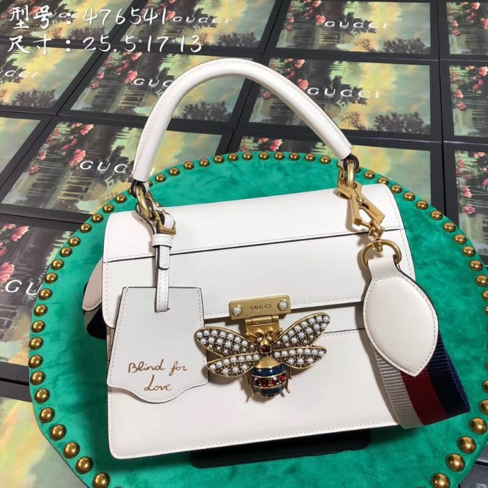 Gucci Queen Margaret leather top handle bag-476541-GU50651