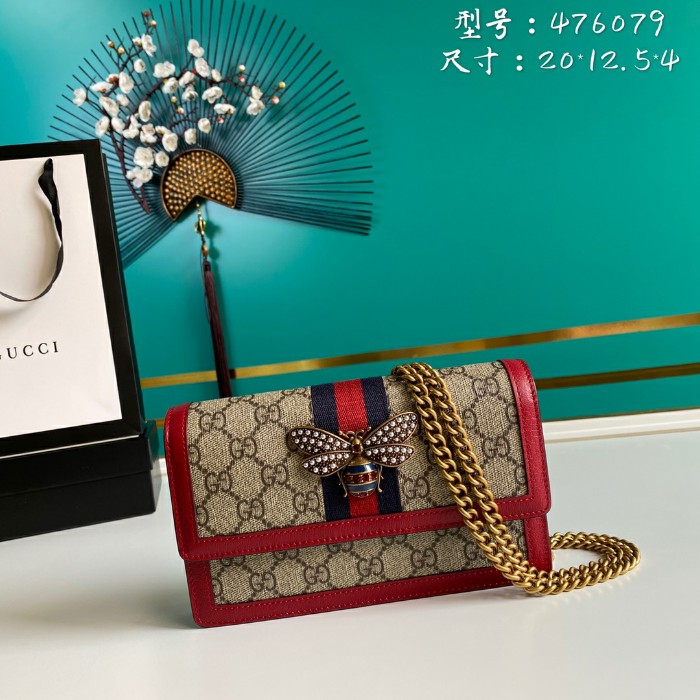 Gucci Queen Margaret leather mini bag-476079-GU51014