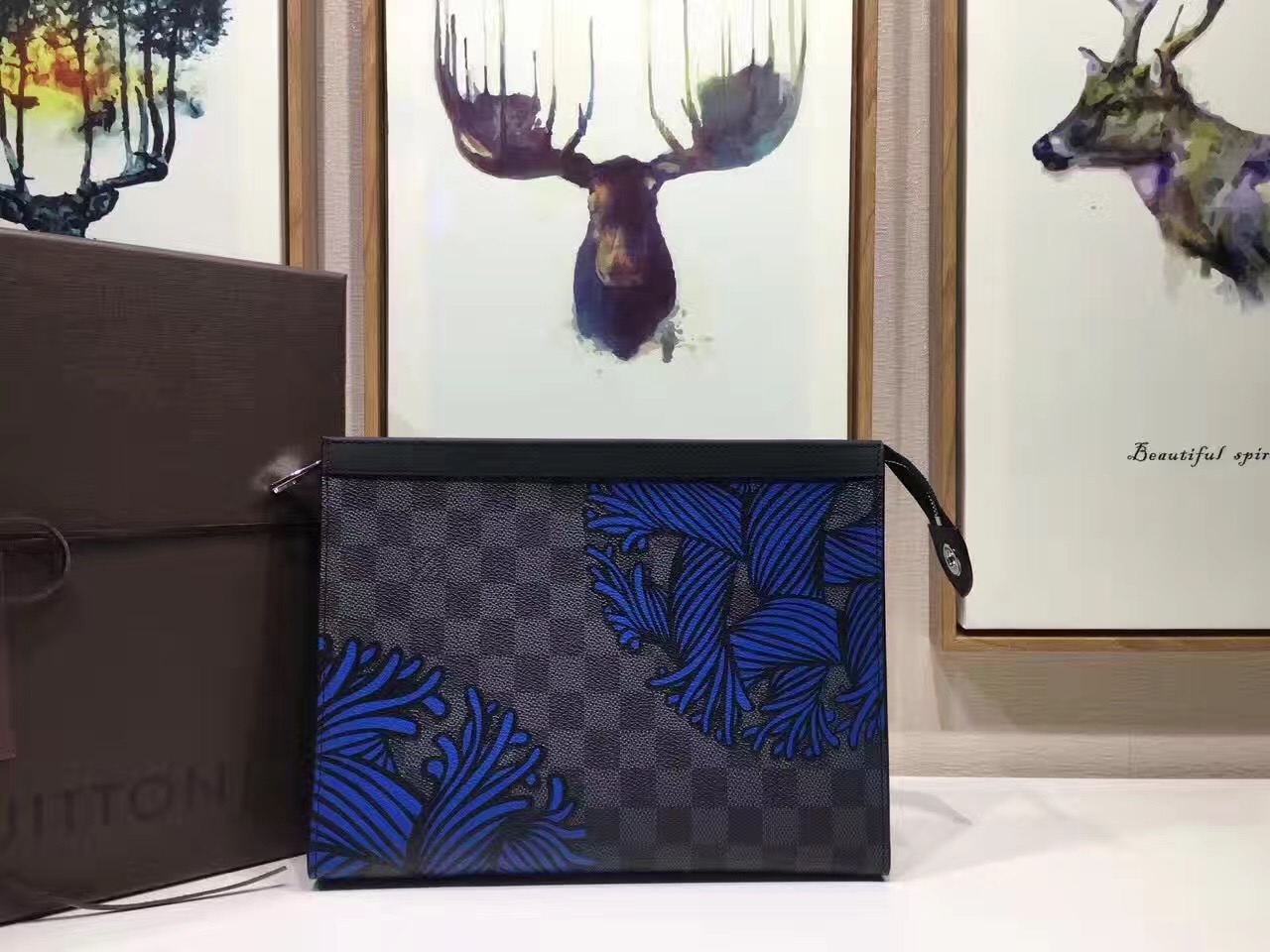 Louis vuitton damier Pochette voyage MM-N41018-LV50380