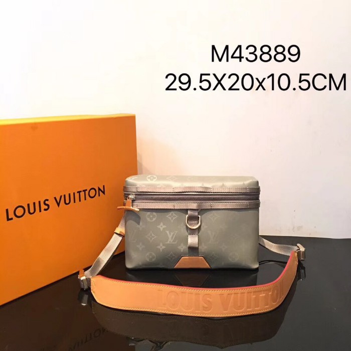 Louis Vuitton Monogram titanium messenger pm-M43889-LV51022